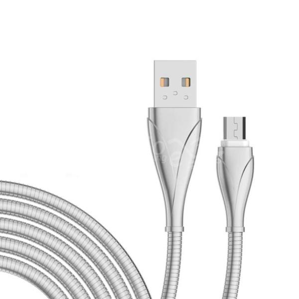 1-20.jpg Câble data LDNIO LS28 Zinc Alloy Micro USB Fast Charging 2.4A 1m Métal – Image 2