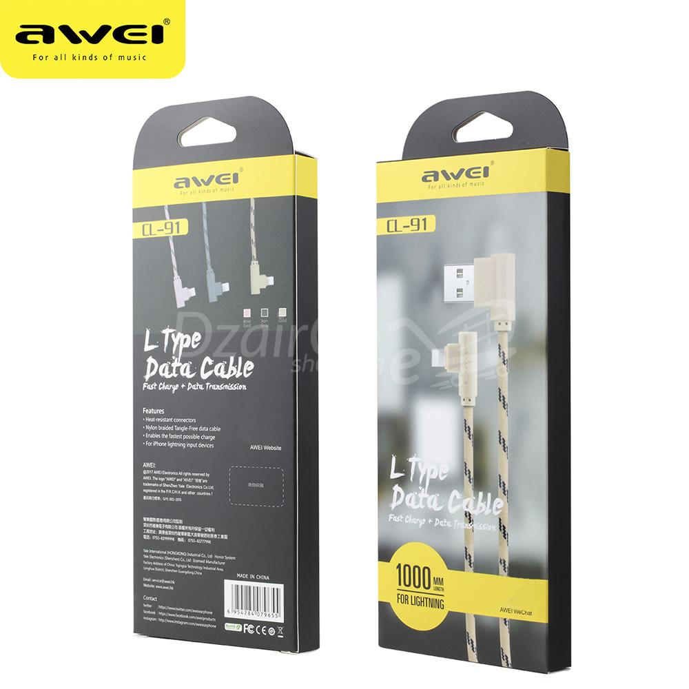 1-27.jpg Câble de charge et de transfert de données Awei CL-91 – Image 1