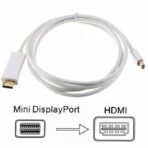 Mini Displayport Dp Mâle Thunderbolt Vers إلى Hdmi Male 1080P 1.8M MacBook