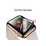 زجاج مقسى من السيراميك لساعة iwatch apple 42 مللي متر/44 مللي متر واقي شاشة ناعم منحني فيلم مقاوم للكسر ساعة ذكية. ساعة ذكية/ساعة متصلة