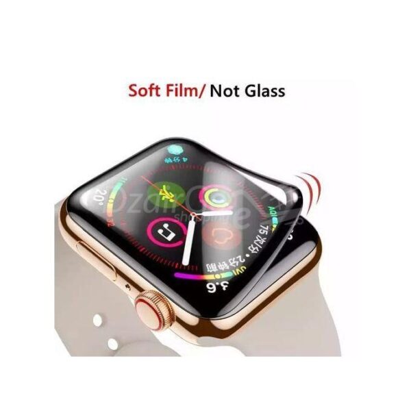 Verre trempé en céramique pour iwatch apple watch 42mm /44mmcourbé curved souple film de protection d'écran incassable film montre intelligente smart watch. smartwatch /montre connectée