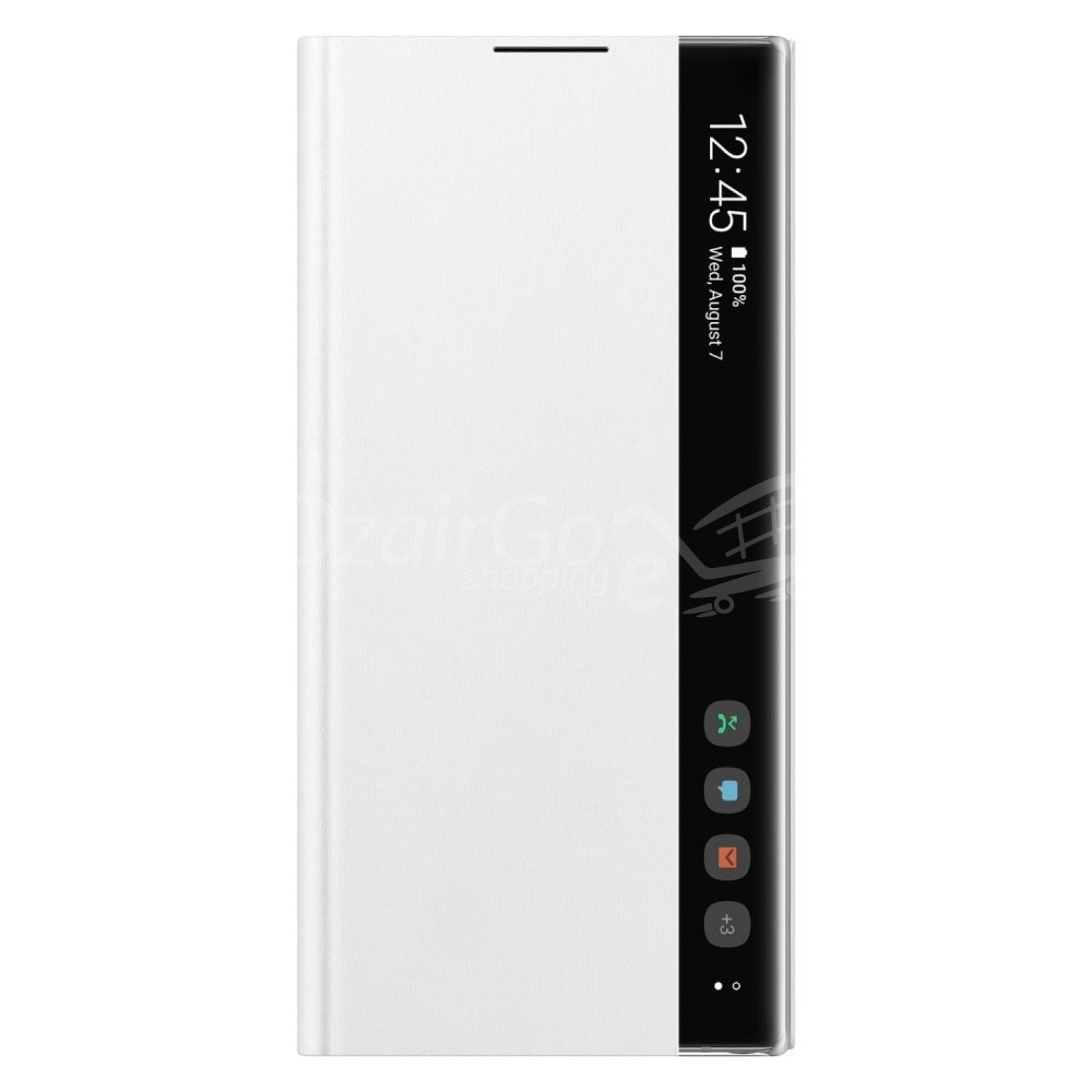 105600-2-1600x1600-1.jpg POCHETTE NOTE10 BLANC ORIGINAL Samsung Clear View Cover EF-ZN970C pour Galaxy Note 10, Note 10 5G – Image 2