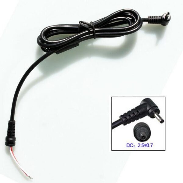 Câble d'alimentation pour ordinateur portable chargeur d'alimentation cc, connecteur de prise de pointe avec cordon/câble pour ASUS Samsung TIV Smart PC Pro