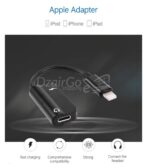 Adaptateur de charge Apple Dual Lightning 2 en 1 pour iPhone – Image 3