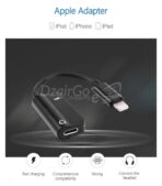 Adaptateur de charge Apple Dual Lightning 2 en 1 pour iPhone – Image 3