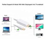 Mini Displayport Dp Mâle Thunderbolt Vers To Hdmi Male 1080P 1.8M MacBook – Image 2