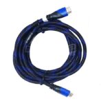 Câble Hdmi 5M 1.4 Tressé Plaqué Or 1080P Full Hd Pour Ordinateur Portable Projecteur Tv – Image 2