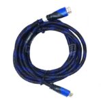 كابل Hdmi 5M 1.4 مضفر مطلي بالذهب 1080P فل اتش دي لجهاز عرض تلفزيوني محمول - الصورة 2