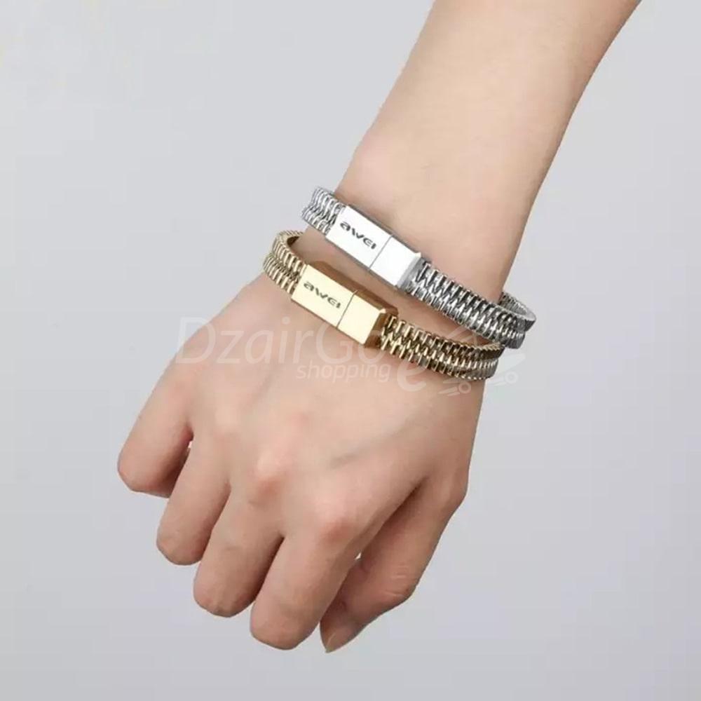 2-efkvnwkfek-min-1000x1000-1.jpgسريع معصمه لـ Awei CL-86 Bracelet Câble de Charge Rapide pour: Micro USB - الصورة 1