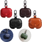 حافظة لسماعات AirPods PRO اللاسلكية بتقنية البلوتوث، غطاء حماية من الجلد الأصلي، ملحقات جلدية لحقيبة شحن Apple AirPods - الصورة 2