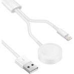 Câble de chargeur magnétique 2 en 1 pour telephone Apple et Watch . smartwatch /montre connectée – Image 3