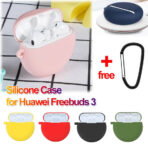 حافظة لهاتف هواوي Freebuds3 غطاء حماية من السيليكون ملحقات سماعات بلوتوث لاسلكية لهاتف هواوي Freebuds 3