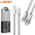Câble de Recharge USB LDNIO LC86 2x1 - 1.1m - Android & ios – Image 2