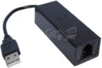 FAX USB 56k V. 92 Modem de transmission de données vocales par modem externe Modem de télécopie – Image 2