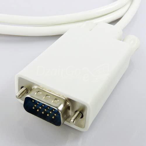 41a7xميني DisplayPort ذكر إلى كابل VGA ذكراقدم لماك بوك ماك بوك بروplayport صغير Câble Mini DisplayPort mâle vers VGA mâle de 6 pieds pour MacBook, MacBook Pro, MacBook Air ou appareils utilisant un mini Displayport - الصورة 4
