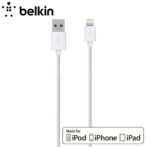 Belkin Câble 2M USB-A vers Lightning MFI (blanc)