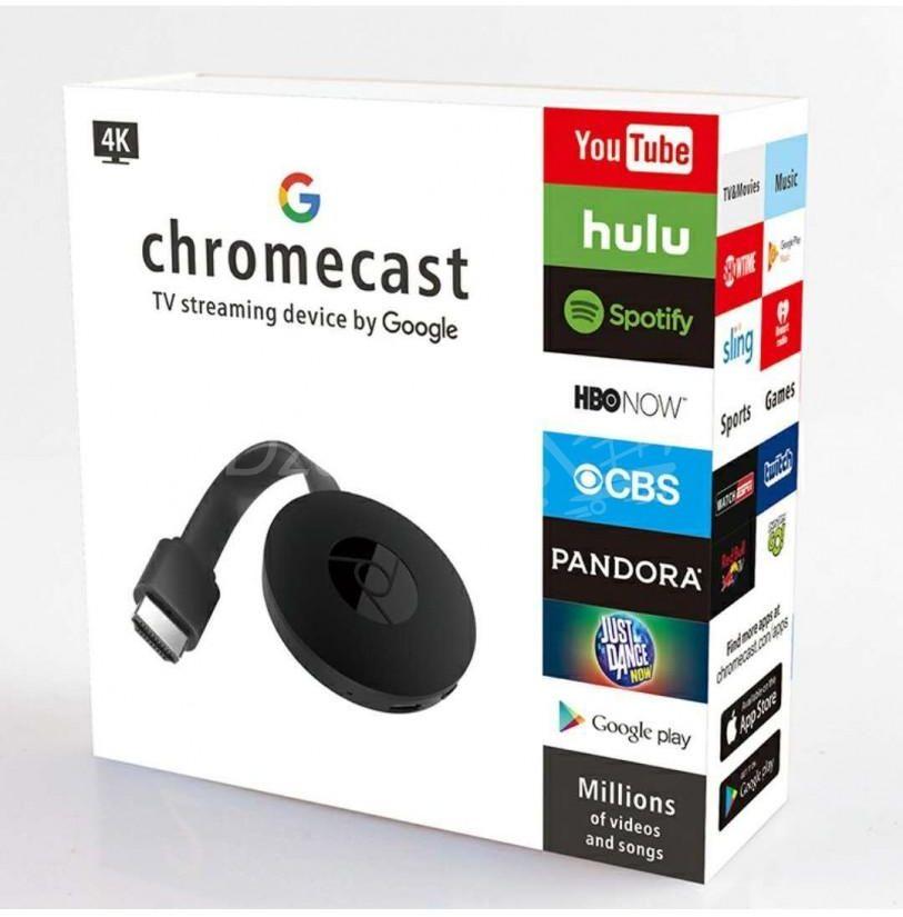 4k01.jpgوم كاست دونغل واي فاي كرومكاست chromcast Dongle WiFi ChromeCast 2 4K HDMI COPI - الصورة 1