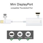 Adaptateur Mini Displayport Dp Mâle ( Thunderbolt ) Vers Hdmi Femelle 4K 2K MacBook – Image 3