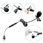 Mini-Microphone professionnel stéréo à Clip, 1.5m, avec câble USB, pour Gopro Hero 3 3 + 4, caméra d'action