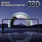 Verre trempé 9H pour Iphone 14/14PLUS  Protecteur d'écran de caméra CD anneau de caméra Protecteur d'objectif de caméra pour iphone14 14 PLUS 14+ – Image 4