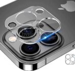 Protecteur de verre d'objectif d'appareil photo pour Apple iPhone 14 طليعة - الصورة 3