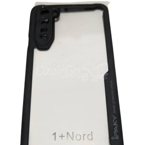 Coque/ Étui arrière pour 1+Nord OnePlus Nord ipaky PC + TPU Ultra-T Transparent Clear Bumper Cover