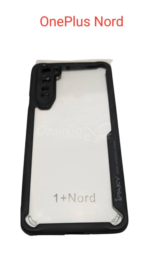 57D1BC7A-02FE-4391-9233-97324F199220-1.jpeg Coque/ Étui arrière pour 1+Nord OnePlus Nord ipaky PC + TPU Ultra-T Transparent Clear Bumper Cover – Image 1