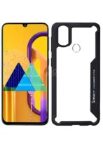 M30S Coque en Silicone acrylique hybride antichoc IPAKY  coque transparente SAMSUNG M30 S