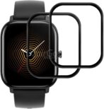 Film de protection 3D en fibre de verre souple ceramic , pour AMAZFIT GTS