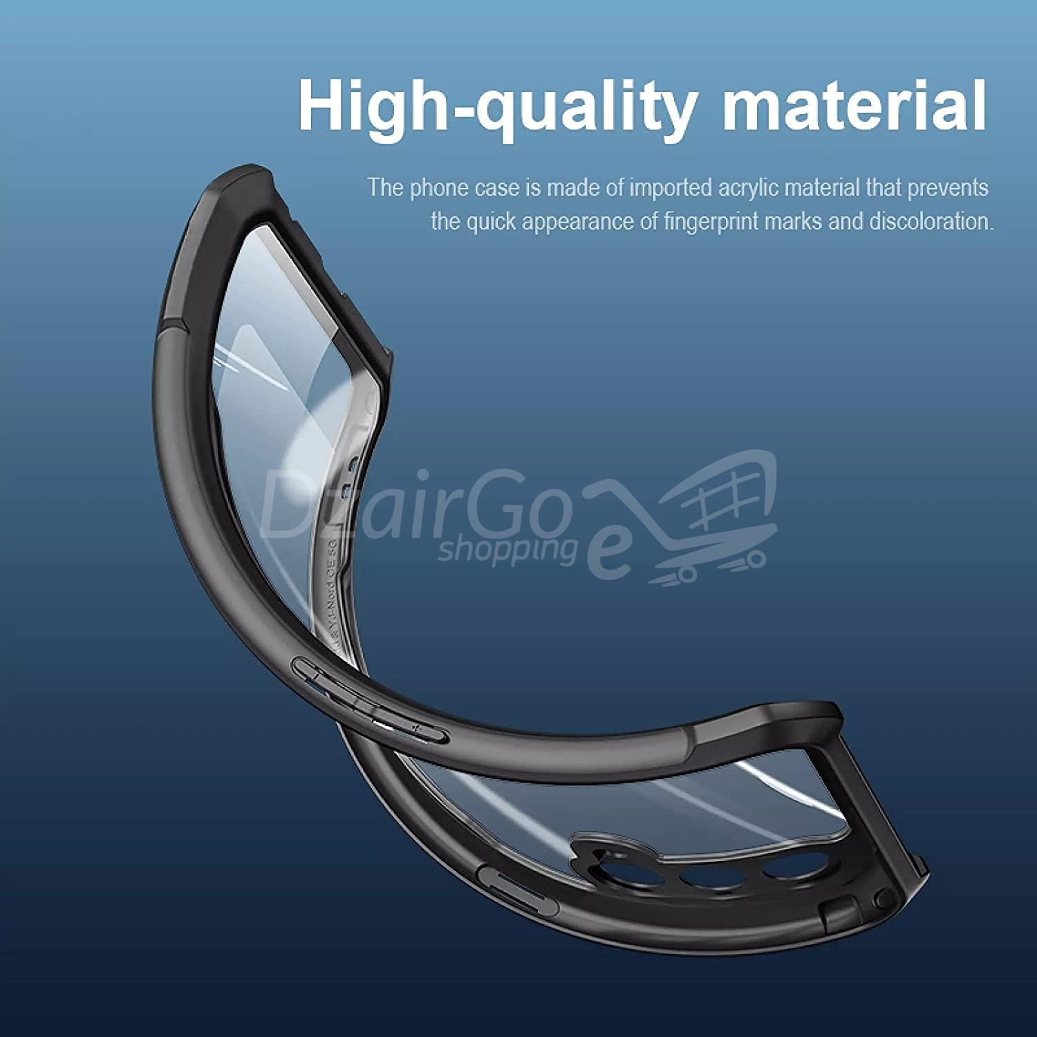 61Ve20EoIEL._SL1500_.jpg Coque/ Étui arrière pour 1+Nord OnePlus Nord ipaky PC + TPU Ultra-T Transparent Clear Bumper Cover – Image 2