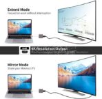 Adaptateur multiport USB C vers HDMI et câble USB C vers USB C 3.0 Gen 2 20 Gbit/s MacBook – Image 4