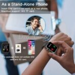 ساعة ذكية - موديوم MW01 - بلوتوث - آلة تصوير - سيم - الصورة 3