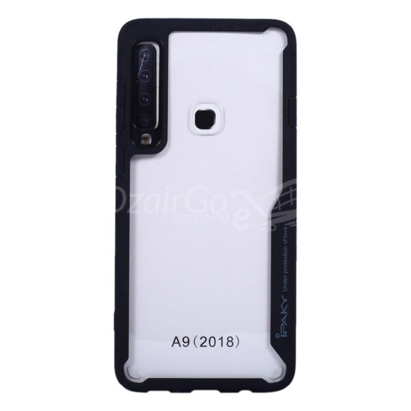 A9 2018 IPAKY Shockproof Hybrid Acrylic Silicone Case SAMSUNG A9 غطاء شفاف 2018