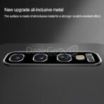 S10/10+ NOIR Film de protection d'objectif de caméra en alliage de titane de qualité supérieure en verre trempé pour Samsung Galaxy S10, هاتف Samsung Galaxy S10 Plus - الصورة 2