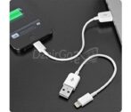 cable power bank usb lightning 15cm