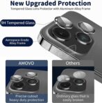 Verre trempé 9H pour Iphone 14/14PLUS  Protecteur d'écran de caméra CD anneau de caméra Protecteur d'objectif de caméra pour iphone14 14 PLUS 14+ – Image 3