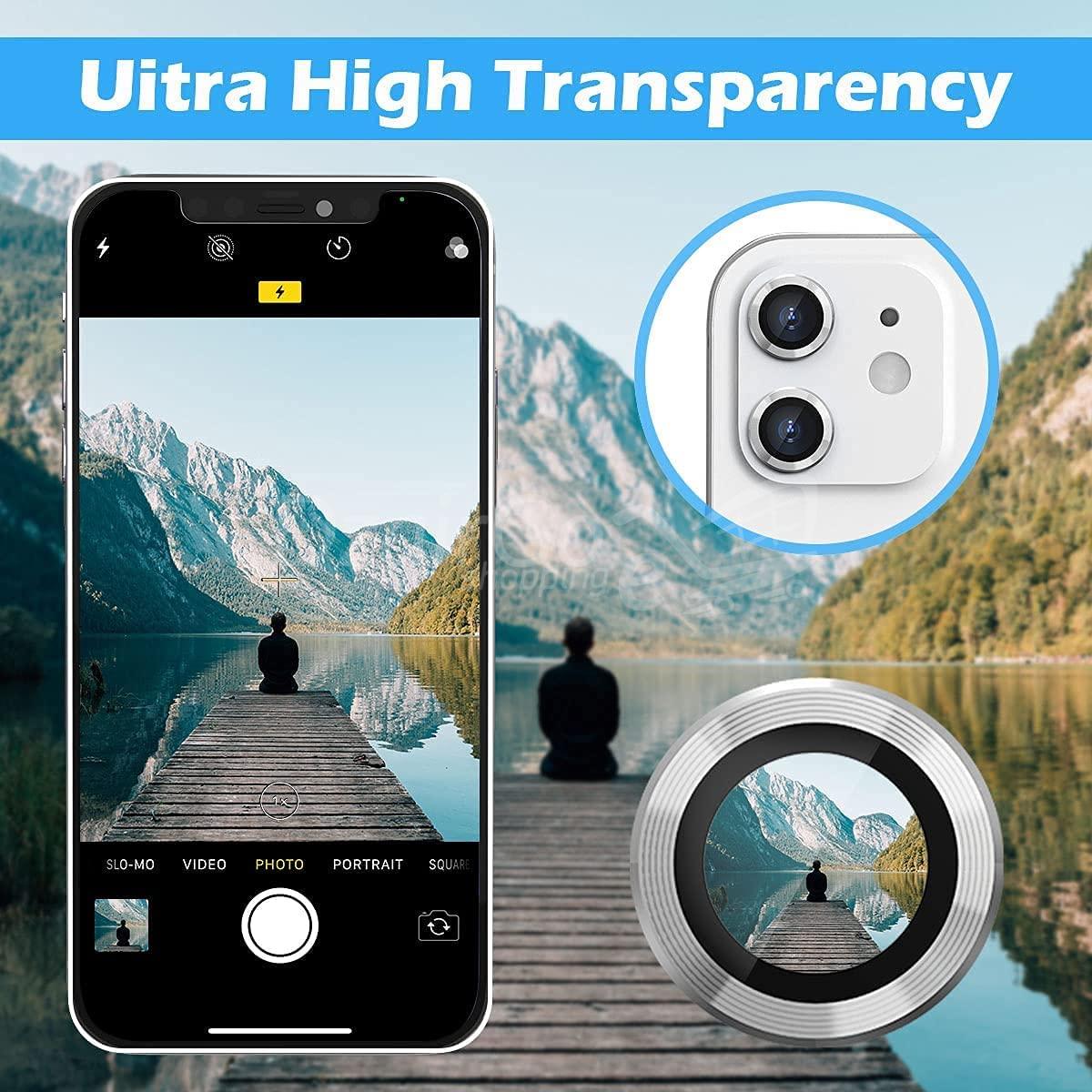 71AOD9H الزجاج المقسى آيفون 12/ Verre trempé 9H pour Iphone12/ 12 mini Protecteur d'écran de caméra CD anneau de caméra Protecteur d'objectif de caméra pour iphone 12 /12mini - الصورة 1