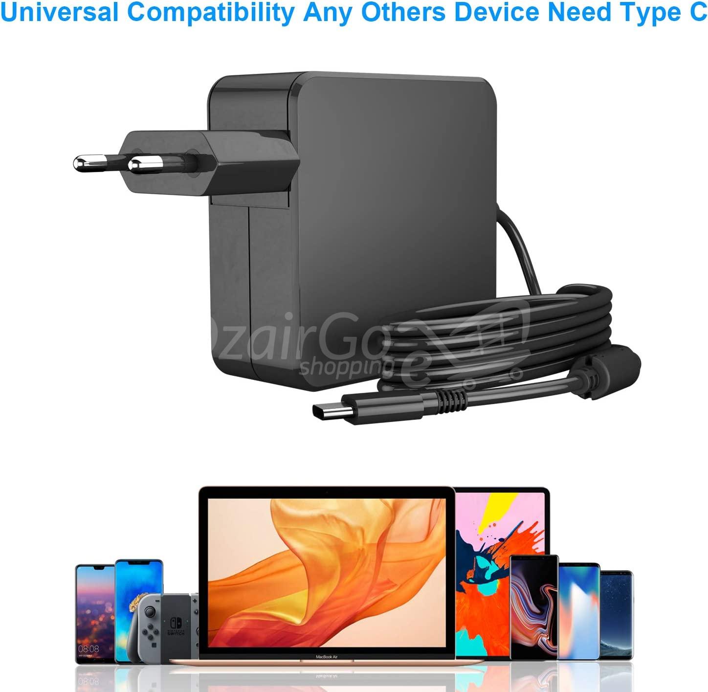 71Ng4pdJvGL._AC_SL1500_.jpg النوع C بقدرة 65 وات USB C لجهاز MacBook Adaptateur Secteur Type C 65W USB C MacBook - الصورة 4