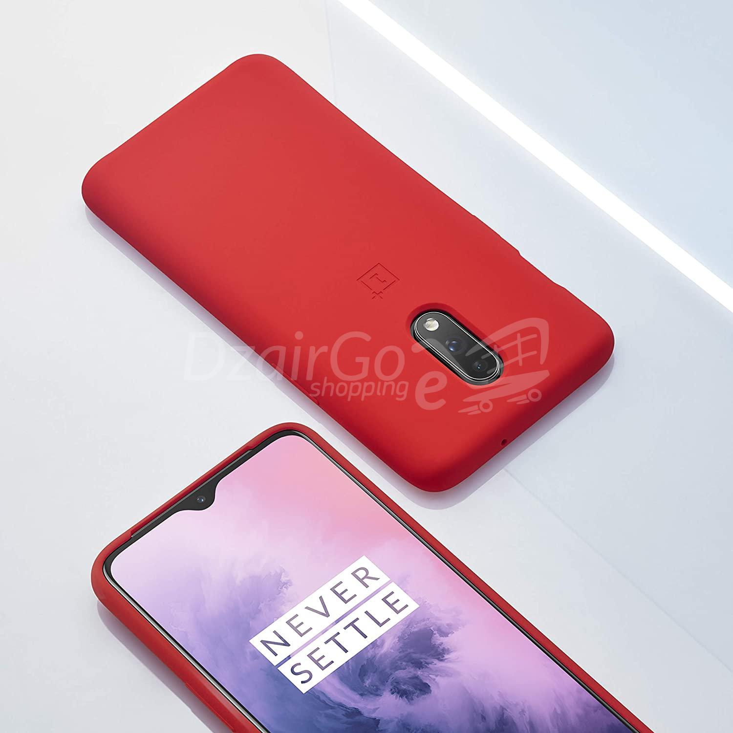 71ViBVyacdL._AC_SL1500_.jpg Coque en silicone d'origine 1+ 7  rouge pour Oneplus7 – Image 2