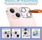 Protecteur de verre d'objectif d'appareil photo pour Apple iPhone 14 plus – Image 2