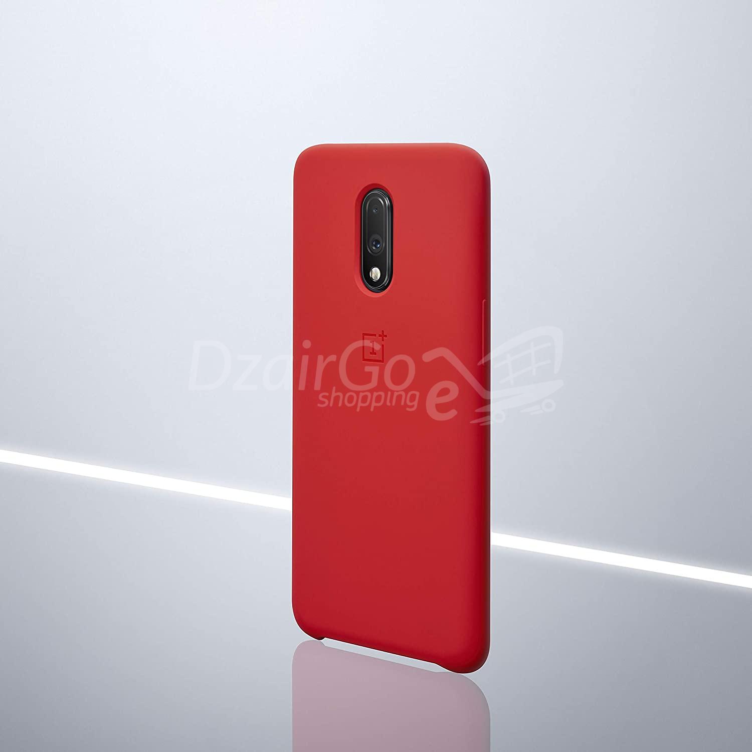 71pI5uVhGWL._AC_SL1500_.jpg Coque en silicone d'origine 1+ 7  rouge pour Oneplus7 – Image 4