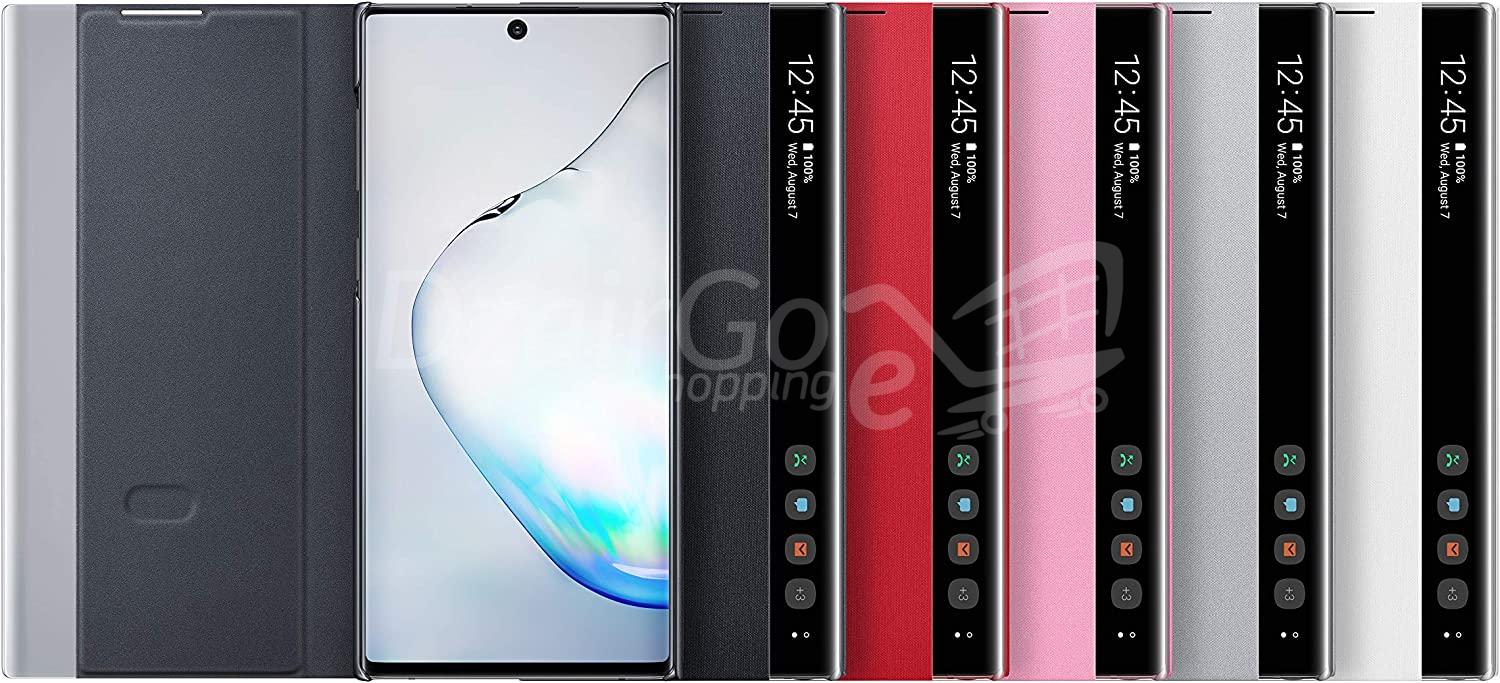81W9gSPp8pL._AC_SL1500_.jpg POCHETTE Coque de téléphone Samsung à vue miroir, étui transparent High quality pour Galaxy Note 10+  NOTE 10 PLUS note10+ – Image 2