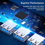 Adaptateur Type C Hub USB 3.0 de données a 4 ports ,MacBook et smart phone – Image 3