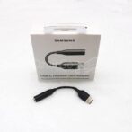 محول من النوع ج 3.5 mm Jack Câble Audio D'origine Samsung noir auxiliaire