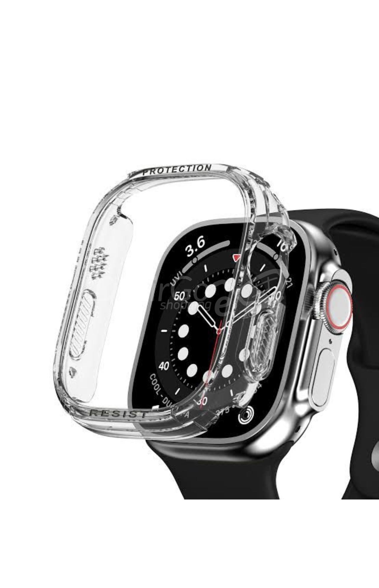 98939278-FDE6-46F4-A1A9-713FB58E5C0C.jpeg Coque avec Protecteur d'Ecran 49MM pour Apple Watch Ultra Transparent. smartwatch /montre connectée – Image 1