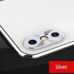 حماية عدسة الكاميرا لجهاز iPhone X XS طلاء الألومنيوم