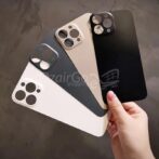 Coque arrière 12PRO MAX  mate avec objectif d'appareil photo, Film de protection souple pour iPhone 12 PRO MAX