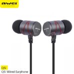 Awei Q5i Casque intra-auriculaire Écouteur 3,5 mm avec micro