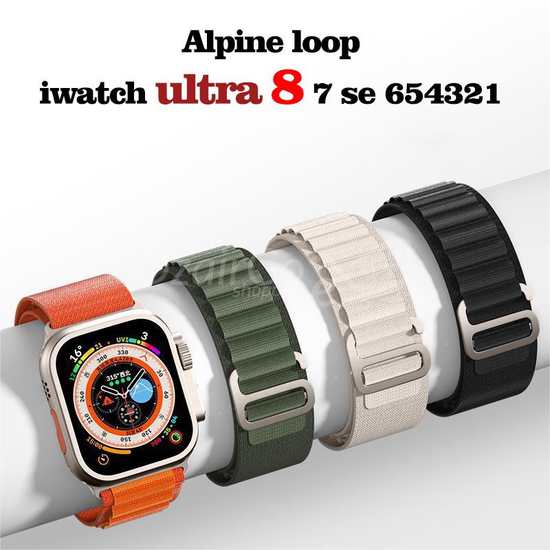 Bracelet-Boucle-Alpine-pour-apple-Watch-49mm-44mm-40mm-45mm-41mm-42mm-38mm-40-44-45mm.jpg_q90.jpgيح0-لسلسلة IWatch Ultra 42MM / 44MM / 45MM / 49MM متصحد ذاتها Bracelet boucle Alpine pour Apple Watch, en tissu et Nylon, confortable, pour IWatch Ultra 42MM/44MM/45MM/49MM série 7 6 5 3 Se 8 . smartwatch /montre connectée - الصورة 3