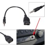 USB أنثى إلى كابل محول 3.5 مللي متر